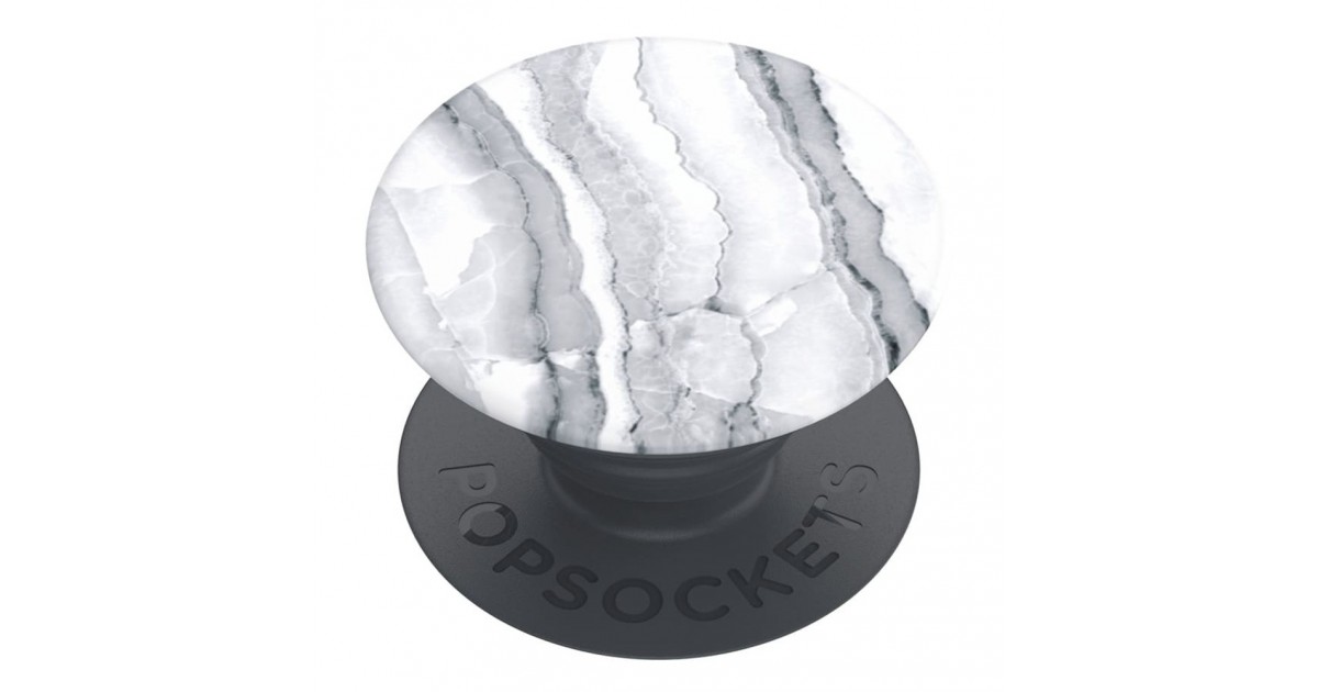 Suport pentru telefon - Popsockets PopGrip - Alb Granite