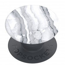 Portofel pentru telefon - PopSockets PopWallet - Alb Marble