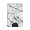 Portofel pentru telefon - PopSockets PopWallet - Alb Marble