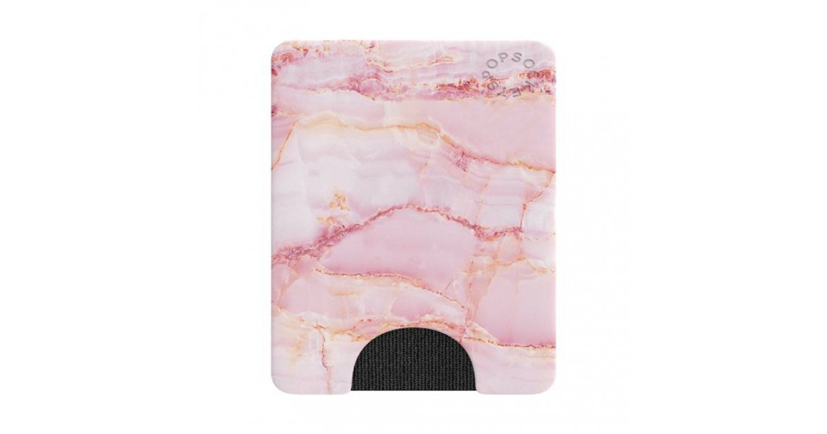 Portofel pentru telefon - PopSockets PopWallet - Roz Marble