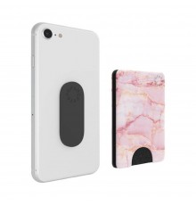 Portofel pentru telefon - PopSockets PopWallet - Roz Marble