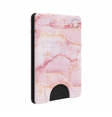 Portofel pentru telefon - PopSockets PopWallet - Roz Marble