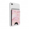 Portofel pentru telefon - PopSockets PopWallet - Roz Marble