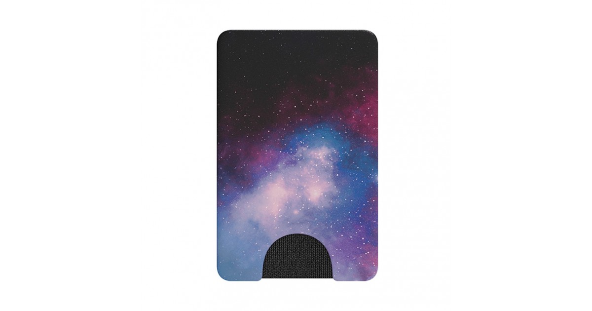 Portofel pentru telefon - PopSockets PopWallet - Albastru Galaxy