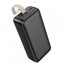 Baterie Externa 30000mAh, 2xUSB, Micro-USB, Type-C, Lightning - Hoco Powerful (J73) - Black