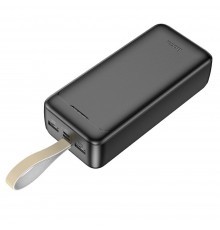 Baterie Externa 2x USB, Type-C, Micro-USB, 2A, 30000mAh - Hoco Smart (J111B) - Neagra