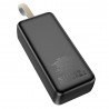 Baterie Externa 2x USB, Type-C, Micro-USB, 2A, 30000mAh - Hoco Smart (J111B) - Neagra