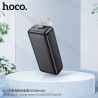 Baterie Externa 2x USB, Type-C, Micro-USB, 2A, 30000mAh - Hoco Smart (J111B) - Neagra