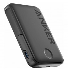 Baterie Externa Wireless, 5000mAh, 7.5W - Anker 322 (A1618G11) - Neagra