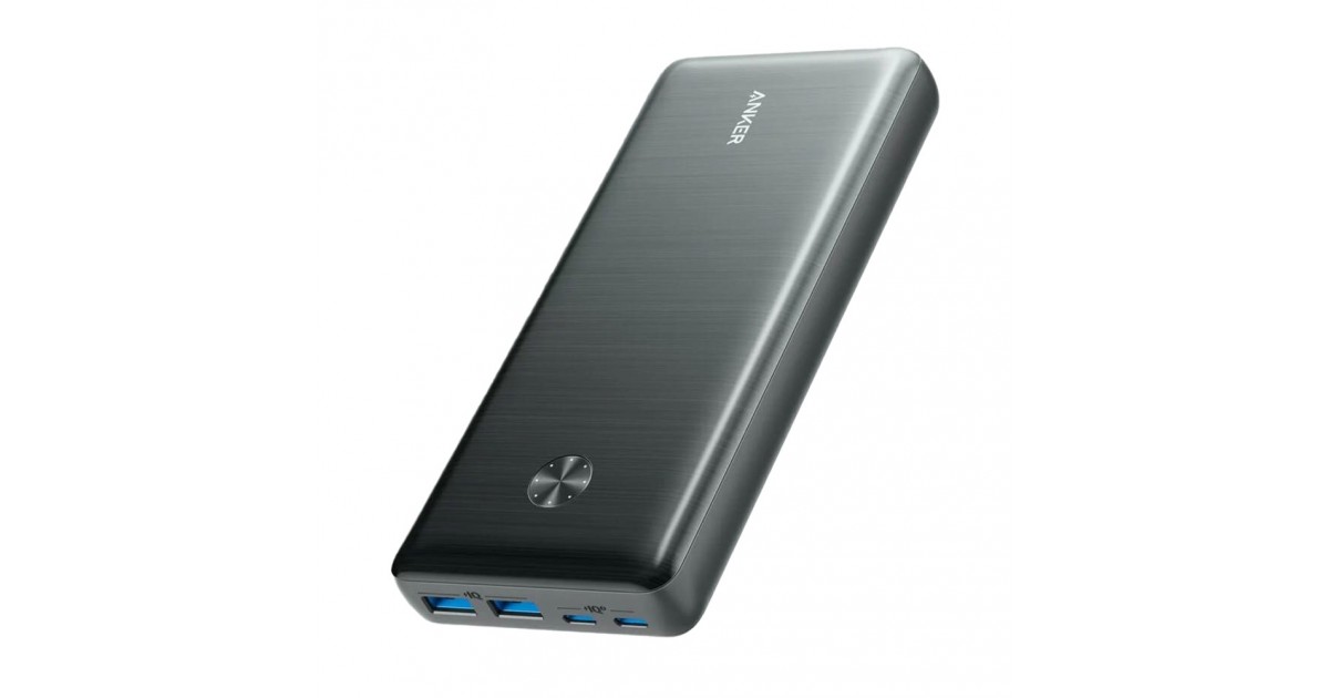 Baterie Externa 2x Type-C, 2x USB, 25600mAh, 87W - Anker PowerCore III Elite (A1291H11) - Neagra