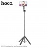 Selfie Stick Wireless Bluetooth 4.0 cu Telecomana si Trepied - Hoco (K18) - Negru