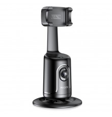 Selfie Stick Stabil cu Lumini LED Portabil, 111cm - Techsuit (L15) - Black