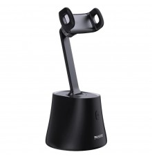 Selfie Stick Stabil Wireless, 77cm - Techsuit LED Tripod (Q12S) - Black