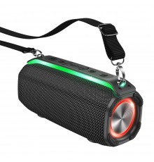 Boxa Portabila LED, Bluetooth 5.0, 10W - Hoco Pulsating (HC8) - Albastru