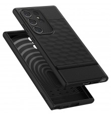 Husa pentru Samsung Galaxy S24 Ultra - Spigen Caseology Parallax - Matte Neagra