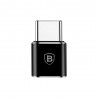 Adaptor OTG Micro-USB la Type-C, 2.4A - Baseus (CAMOTG-01) - Negru