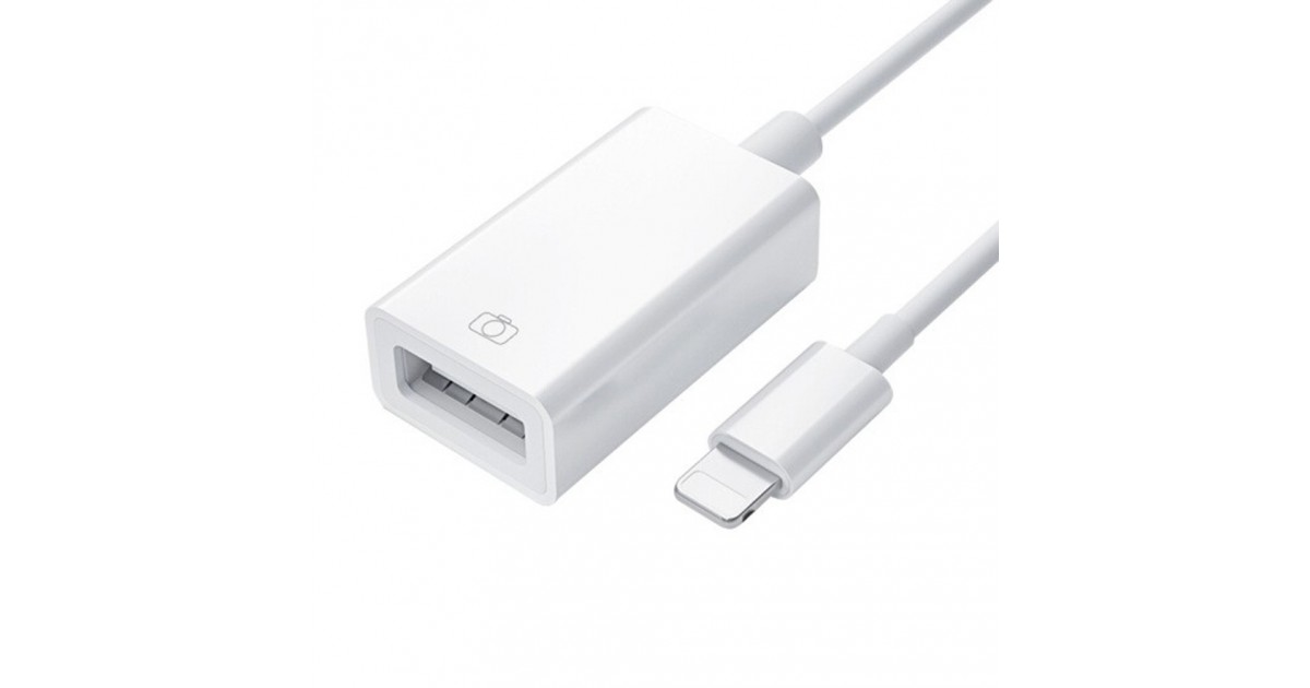 Cablu Adaptor OTG Lightning la USB 5Gbps - Yesido (GS10) - Alb