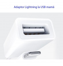 Cablu Adaptor OTG Lightning la USB 5Gbps - Yesido (GS10) - Alb