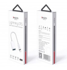 Cablu Adaptor OTG Lightning la USB 5Gbps - Yesido (GS10) - Alb