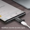 Adaptor OTG Micro-USB la Type-C 480Mbps - Yesido (GS04) - Negru