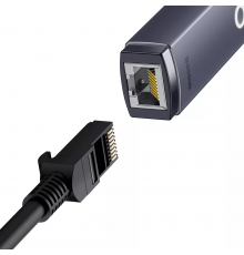 Adaptor USB la RJ45 1000Mbps - Baseus (WKQX000113) - Gray