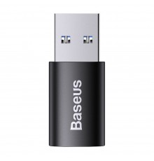 Adaptor din Aluminiu OTG, USB 3.1 la Type-C, 10Gbps - Baseus Ingenuity Series (ZJJQ000101) - Negru