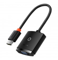 Adaptor Type-C la HDMI, SD, TF, USB3.0, 2x USB2, 100W - Hoco (HB38) - Negru