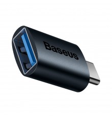 Adaptor Type-C to USB 3.2, 10 Gbps, cu OTG - Baseus Ingenuity Series (ZJJQ000003) - Albastru