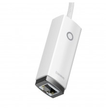 Adaptor USB-C to RJ45 LAN Port, 1000Mbps - Baseus Lite Series (WKQX000302) - Alb