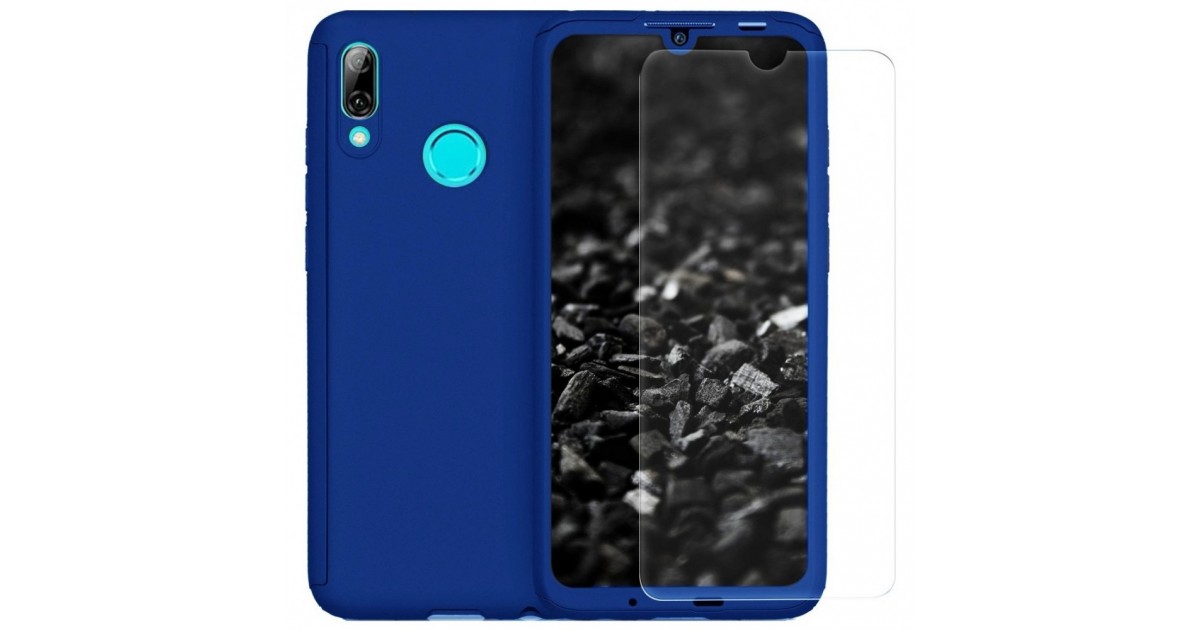 Husa 360 Protectie Totala Fata Spate pentru Huawei P20 Lite (2019) , Dark Blue