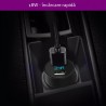 Incarcator Auto 2x USB 18W, 3.4A - Yesido (Y31) - Negru