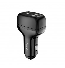 Incarcator Auto 2xUSB, 12W, 2.4A - Hoco (Z36 Leader) - Negru