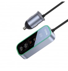 Incarcator Auto Modulator FM, Baseus TM01 Bluetooth, 2 x Usb 3.4A, Negru