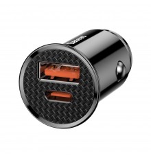 Incarcator Auto 30W, 5V- Baseus Circular (CCALL-YS01) - Negru