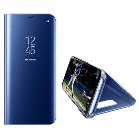 Husa Telefon Samsung Galaxy A41 - Flip Mirror Stand Clear View  - 2