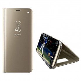 Husa Telefon Samsung Galaxy A41 - Flip Mirror Stand Clear View  - 3