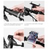 Suport Bicicleta pentru Telefon - RockBros Quick Mount (D-S101BK) - Negru