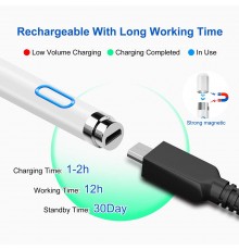 Stylus Pen Universal - Techsuit (JA05) - Rosu