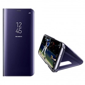 Husa Telefon Samsung Galaxy A31 / Galaxy A51 Flip Mirror Stand Clear View  - 6