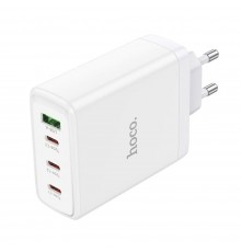 Incarcator pentru Priza USB, 3x Type-C, Fast Charging, 100W - Hoco Leader (N31) - Alb