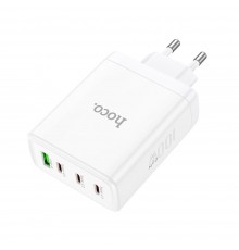 Incarcator pentru Priza USB, 3x Type-C, Fast Charging, 100W - Hoco Leader (N31) - Alb