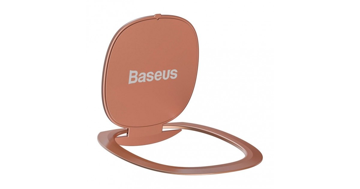 Suport Inel Telefon - Baseus Folding (SUYB-0R) - Rose Gold