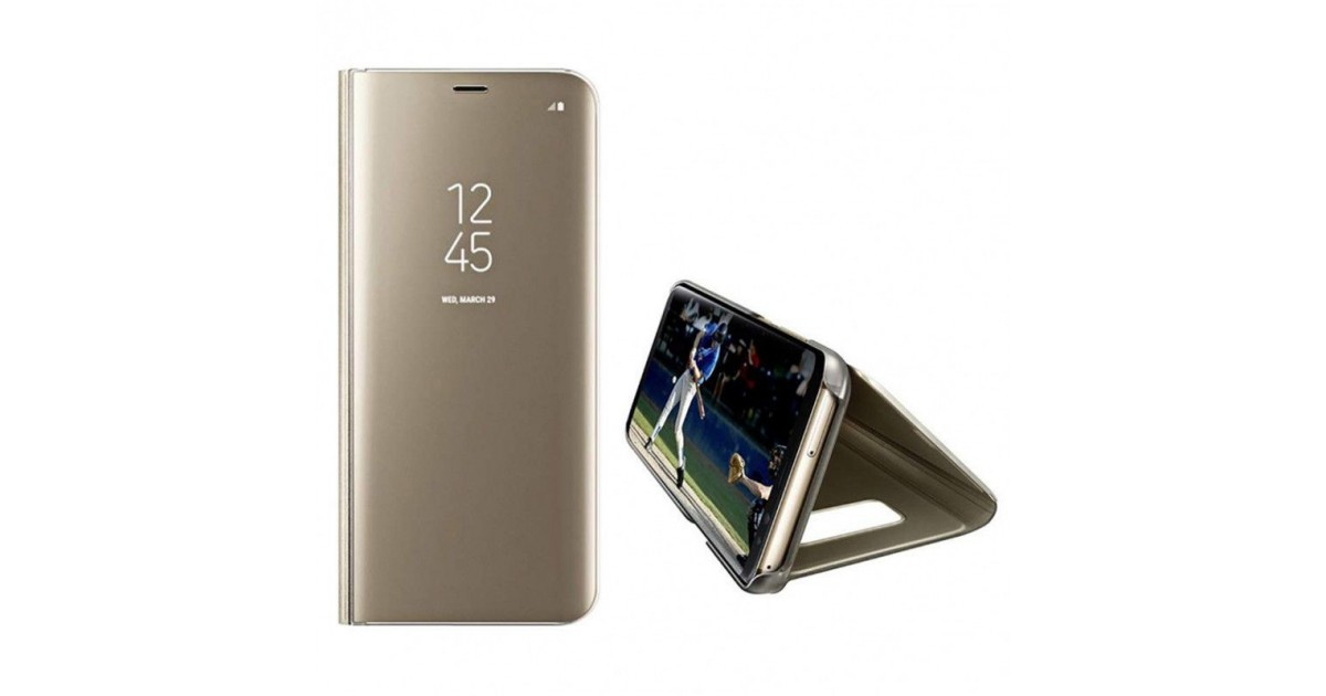 Husa Telefon Huawei P Smart (2020) - Flip Mirror Stand Clear View