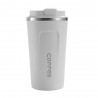 Termos din Otel Inoxidabil Tip Cana, 380ml - Techsuit (THM2) - Alb