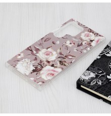 Husa pentru Samsung Galaxy S24 Ultra - Techsuit Marble Series - Bloom of Ruth Gray