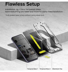 Folie pentru Samsung Galaxy S24 Plus (set 2) - Ringke Easy Slide Tempered Glass - Privacy