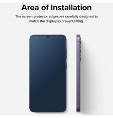 Folie pentru Samsung Galaxy S24 (set 2) - Ringke Easy Slide Tempered Glass - Clear