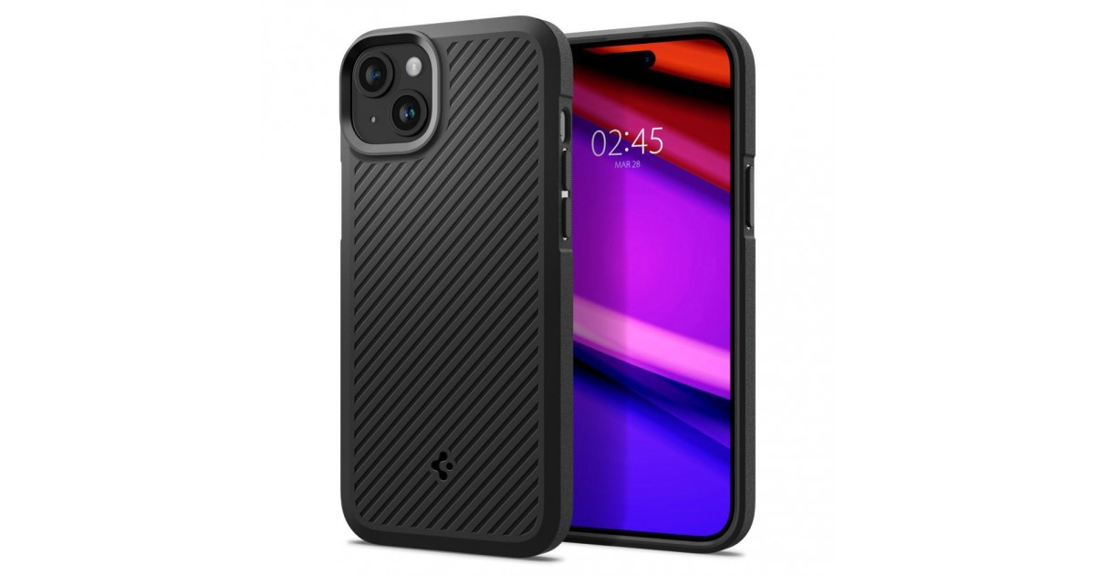 Husa pentru iPhone 15 Plus - Spigen Core Armor - Matte Neagra