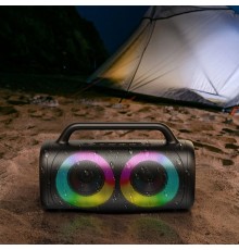 Boxa Fara Fir cu Lumini RGB, 2500mAh, 40W - JoyRoom (JR-MW02) - Negru