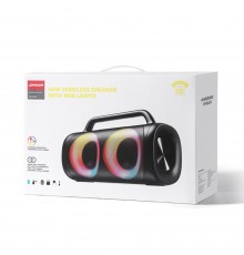 Boxa Fara Fir cu Lumini RGB, 2500mAh, 40W - JoyRoom (JR-MW02) - Negru